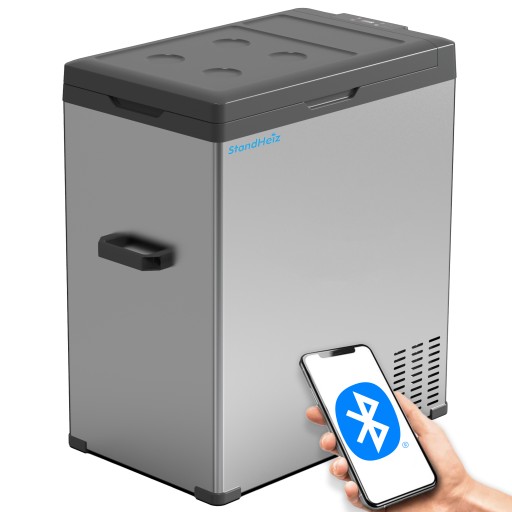 ПОРТАТИВНЫЙ КОМПРЕССОРНЫЙ ТУРИСТИЧЕСКИЙ ХОЛОДИЛЬНИК 50л 12В 24В 230В STANDHEIZ