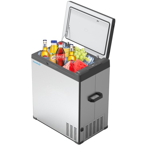 ПОРТАТИВНЫЙ КОМПРЕССОРНЫЙ ТУРИСТИЧЕСКИЙ ХОЛОДИЛЬНИК 50Л КАМЕРА 12В24В 230В STANDHEIZ