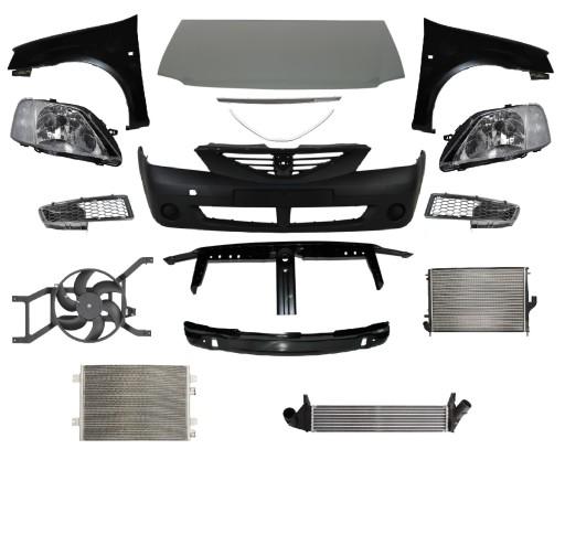 60 01 - LOGAN 04-09 ПЕРЕДНИЙ КАПОТ БАМПЕР РЕМЕНЬ ПІД КРИЛО ЛАМПА