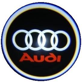 СВЕТОДИОДНЫЕ ПОДСВЕТКИ С ЛОГОТИПОМ AUDI Q3 Q5 Q7 A3 A4 A6 A8