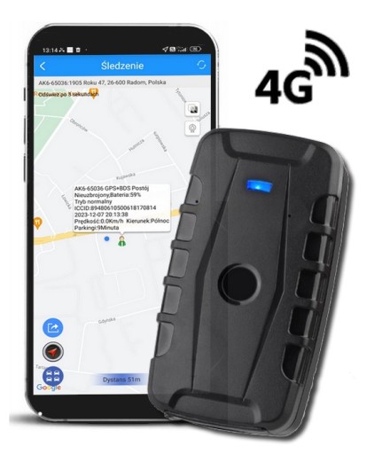 4G GPS трекер акумулятор 6000mAh сильний магніт 60days водонепроникний передавач