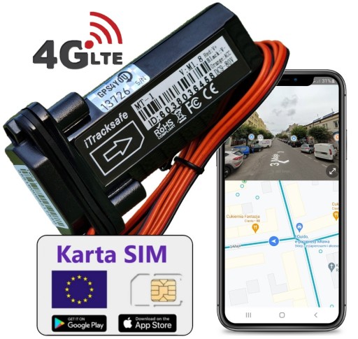 GPS-трекер 4G LTE для автомобіля мотоцикла SIM-карта сервер RU без підписки