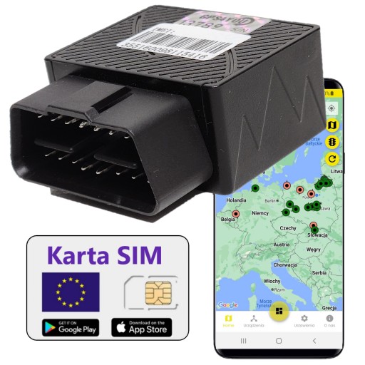 GPS-трекер GPS4YOU OBD для автомобіля SIM-карта сервер RU без підписки