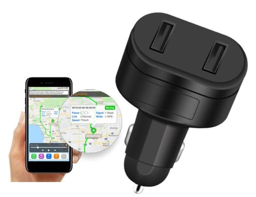 GPS-ЛОКАТОР SINOTRACK ST909 ПРИЛОЖЕНИЕ ДЛЯ ПРИкуривателя ЗАРЯДНОЕ УСТРОЙСТВО 2x USB
