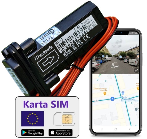 GPS локатор для автомобіля мотоцикла човни SIM-карта сервер RU без підписки