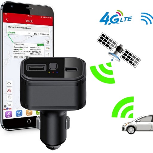 ЛОКАЛАЙЗЕР GPS ПЕРЕДАТЧИК MICODUS MV77G 4G USB РАЗВЕТВИТЕЛЬ БЕЗ ПОДПИСКИ