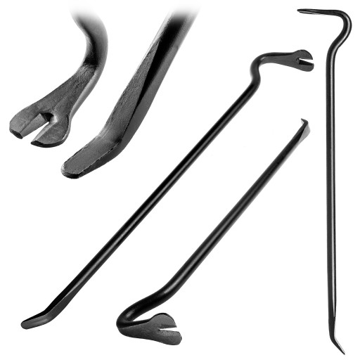 ЛОМ КОВАНИЙ ЗІГНУТИЙ 800 мм BRESZKA BRECHA БУДІВЕЛЬНИЙ ГРИППЕР.