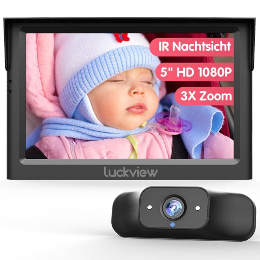 Автомобільна камера LUCKVIEW BM1 для дітей 5'' 1080P нічного бачення