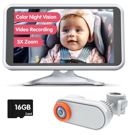 Автомобільна камера LUCKVIEW для дітей 5.2'' 1080P 3X Zoom 360°