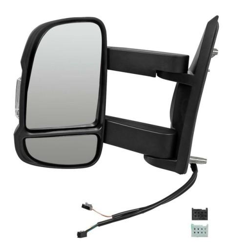 SS57705111M - ДЗЕРКАЛО ЛІВЕ ELE BLACK DUCATO JUMPER BOXER 2006-