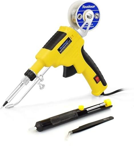 АВТОМАТИЧНИЙ ПАЯЛЬНИК TOOLOR PRO 60W 5 В 1 З НАСОСОМ ДЛЯ ДОПОЛЮВАННЯ