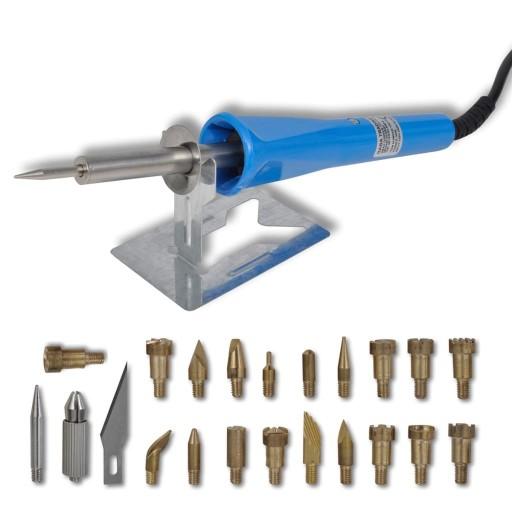 ПАЯЛЬНИК ДЛЯ РАБОТЫ ПО ДЕРЕВО 30 В НАБОРЕ