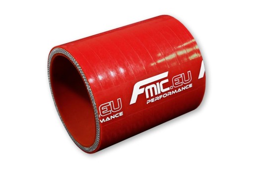 009500-R-250 - Прямой силиконовый соединитель 95 мм Красный 25 см