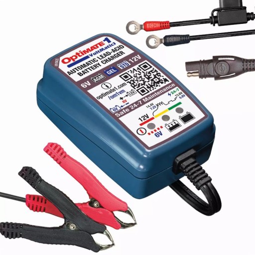 Зарядний пристрій OPTIMATE 1 6V/12V 0.6A 2-28AH STD/AGM/GEL TM400A