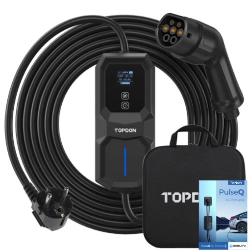 Зарядное устройство для электромобилей Электромобили Topdon PulseQ AC Portable 230V 3,7kW
