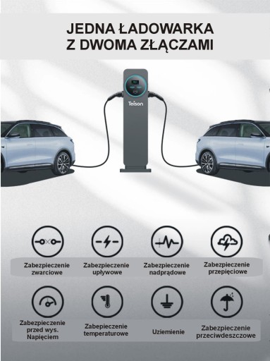 Зарядний пристрій Teison Twins 2 x 22 кВт