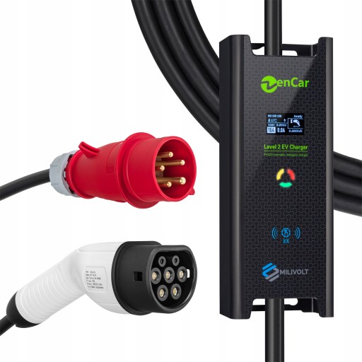 Зарядний пристрій Zencar 11kW, 5.5m, Tesla 3/Y