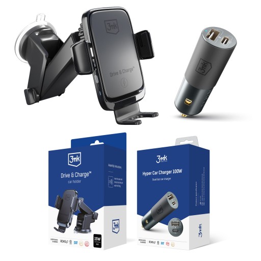 Автомобильное зарядное устройство 100W 3mk Drive Charge