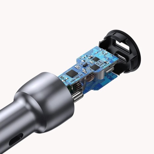 Автомобільний зарядний пристрій USB та USB-C QC 3.0 PD 36W