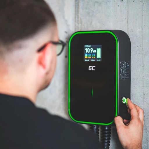 EV14 - Зарядное устройство Wallbox Green Cell EV PowerBox 22 кВт с кабелем