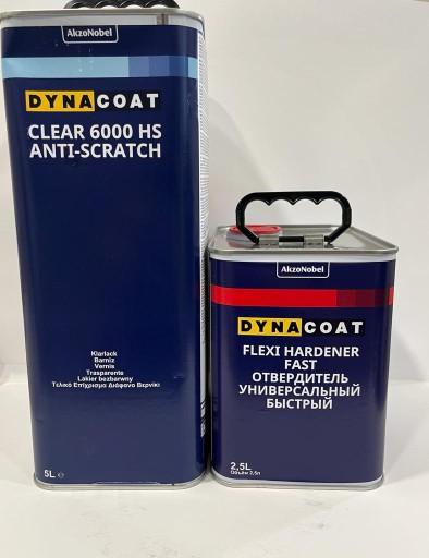 DYNA ANTISCRATCH 6000 прозрачный лак + отвердитель ФАСТ 7,5 л