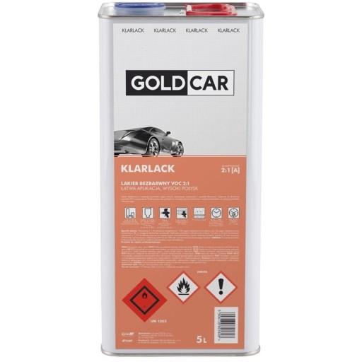 HS GOLDCAR Klarlack VOC прозрачный лак 5л Набор