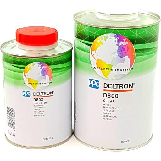 PPG Deltron D800 1л прозрачный лак + отвердитель