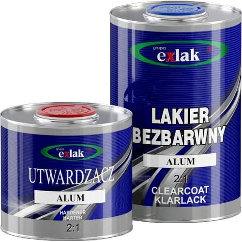 Прозрачный лак по алюминию EXLAK ALUM 1L + UTILIZER