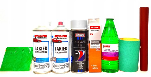 Автомобільна фарба-комплект для ремонту бампера (пластикових елементів)