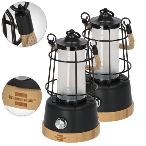 Світлодіодний акумуляторний туристичний ліхтар Powerbank Набір регулювання світла 2 шт