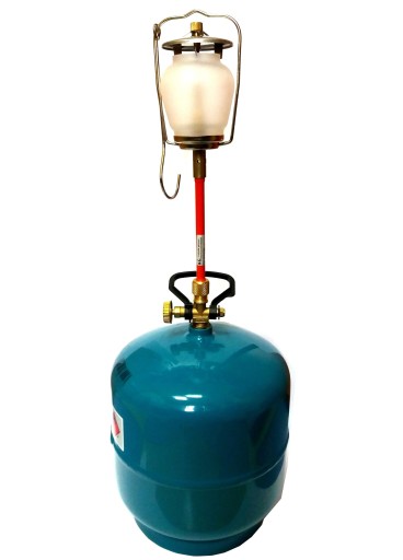 Туристична газова освітлювальна лампа + балон 3 кг