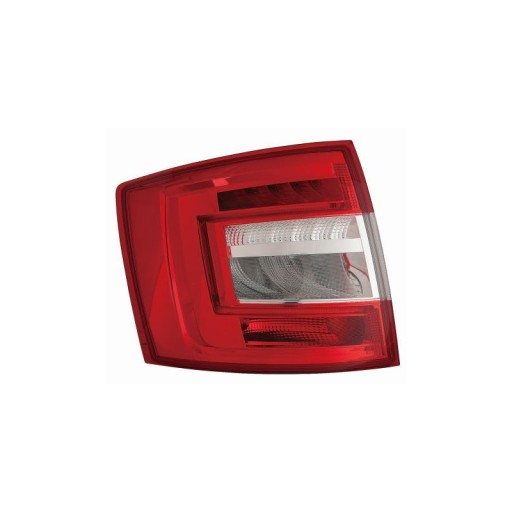 665-1942L-UE - Светодиодная левая задняя лампа для Skoda octavia III Kombi (2017-2020) -depo 665-194