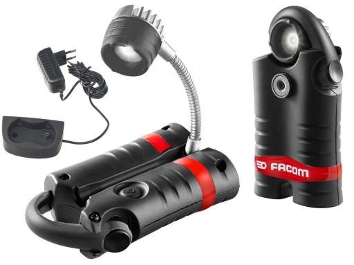 Кишенькова майстерня LED ліхтарик лампа 73lm зарядка 230V Facom 779.PCA
