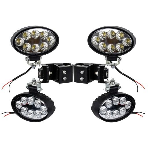 74221 - 4pcs 96W JD светодиодный рабочий светильник с боковым кронштейном