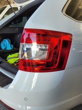 Лампа задняя часть Skoda Octavia 3 Lift Left Left Station Wagon