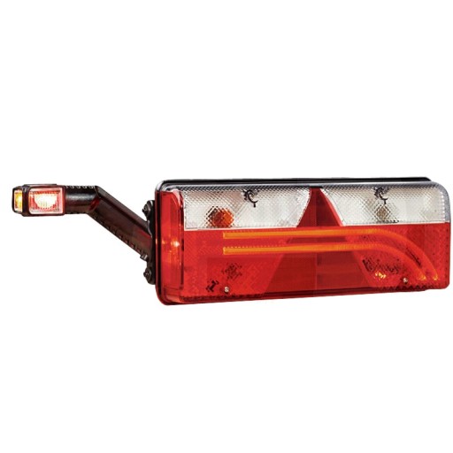 504257020507 - Світлодіодний задній ліхтар EUROPOINT III, 24V, лівий, 7-контактний, 400x153x88mm
