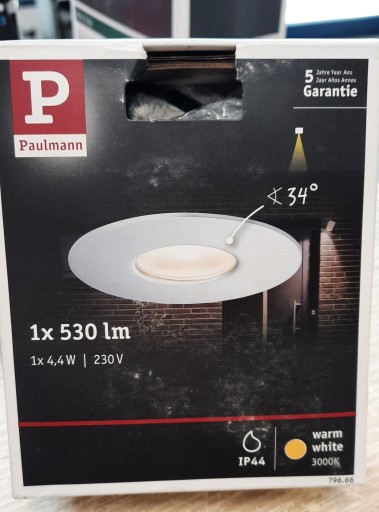 Вбудовуваний стельовий світильник LED IP44 / Paulmann