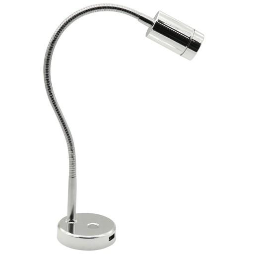 Светодиодная лампа для чтения с USB хром