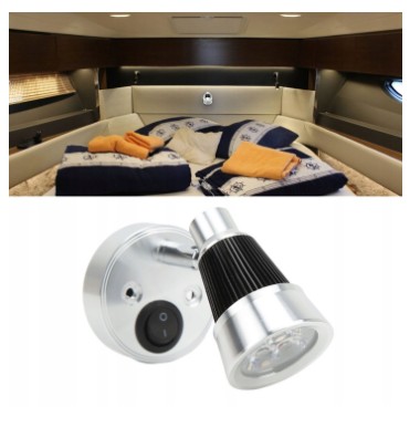315404 - Лампа бра 12V LED Alu лампа поворотная