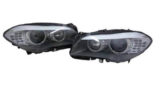 7271907 7271908 - BMW 5 F10 F11 Bi Xenon Led поворотні лампи 2012 IGŁA