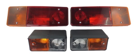 79055M - Ursus c-360 лампы передняя задняя Усик Польша комплект с подсветкой