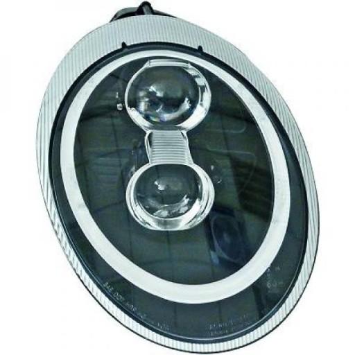 2001288 - Фары передние Porsche 997 04-09 Clear/Black D2S +H7