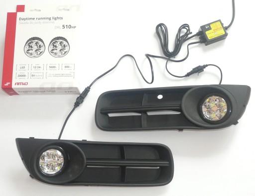 Fa 07-510 b - Дневные ходовые огни DRL LED Skoda Fabia 2 II 2007-2010 гг.