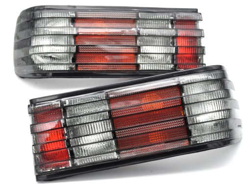 Задние лампы задними Mercedes W126 S-класс красный дым набор седана купе Sec Sec