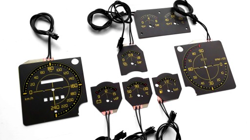 Lancia Delta EVO Indiglo Циферблаты счетчика, рисунок 3