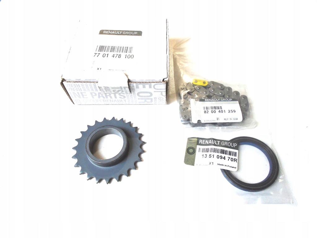 Ланцюг приводу насоса 1.9 Renault 7701478100