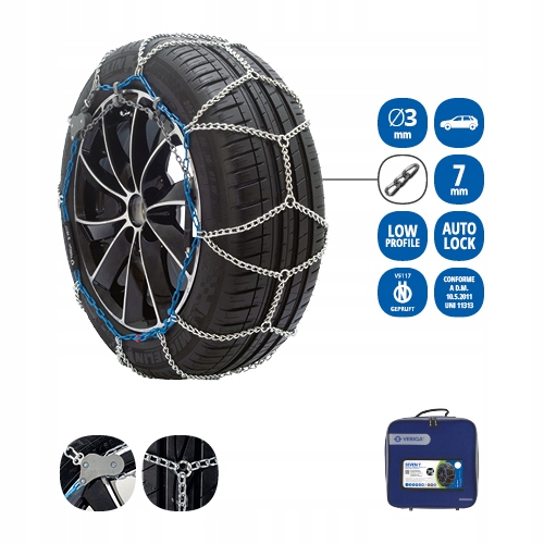 Цепи VERIGA SEVEN KN100 215/65R15 205/70R15 205/65R15M+S 195/75R15