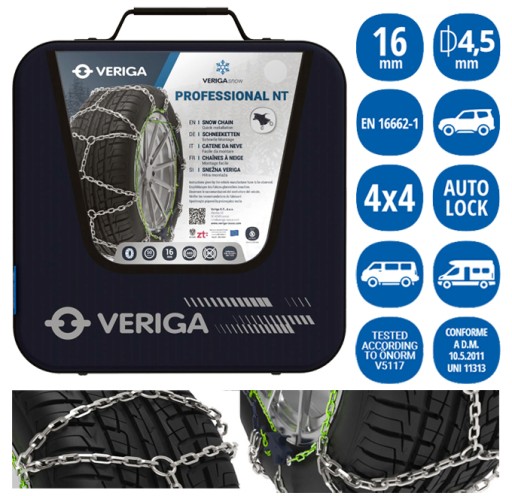 Цепи veriga professional nt220 205/65r15 195/70r15 185/80r15