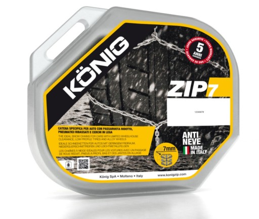 Ланцюги протиковзання König Zip 7 гр.102 235/45/18 245/40/18 255/35/18