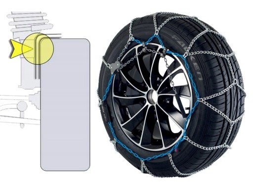 Цепи противоскольжения VERIGA SEVEN 7-100 KN100/7мм ONORM V5117/UNI 11313